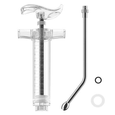 Animal Syringe with Drench Nozzle